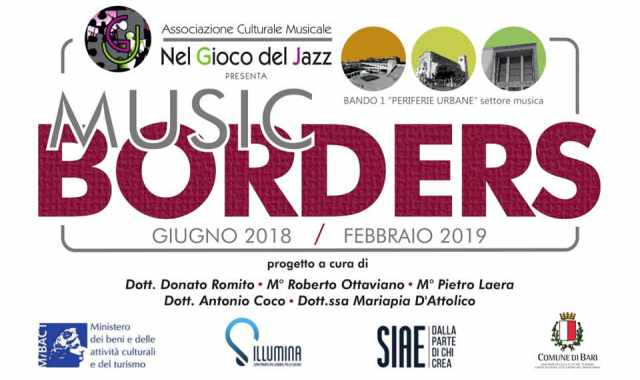 Bari, ''Music Borders'': laboratori e musica jazz nelle periferie