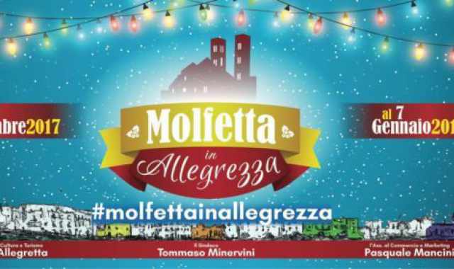 Molfetta in Allegrezza: nel mese di dicembre spettacoli, concerti e mostre dedicate al Natale