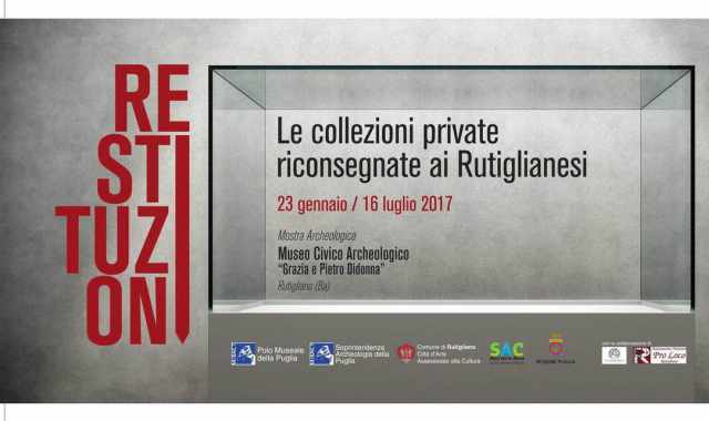 Rutigliano, ''Restituzioni'': mostra di reperti storici al Museo Archeologico