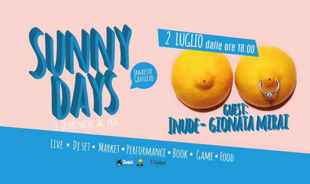 Terlizzi, ''Sunny days'': al Mat 5 domeniche di eventi, concerti, performance e mercatini