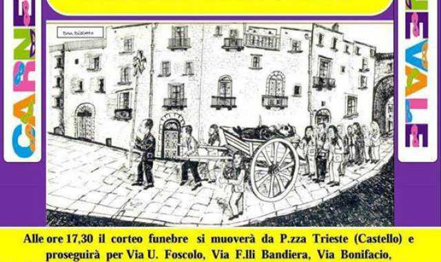 Bari, "Prequat�re de Rocche": tradizionale sfilata di Carnevale nel quartiere Carbonara