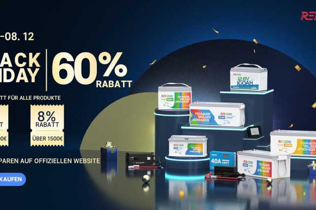 Vendita di Batterie Redodo per il Black Friday: Sconti Fino al 60%