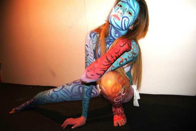 Il body painting, quando il corpo diventa una tela: �Basta ascoltare le forme� 
