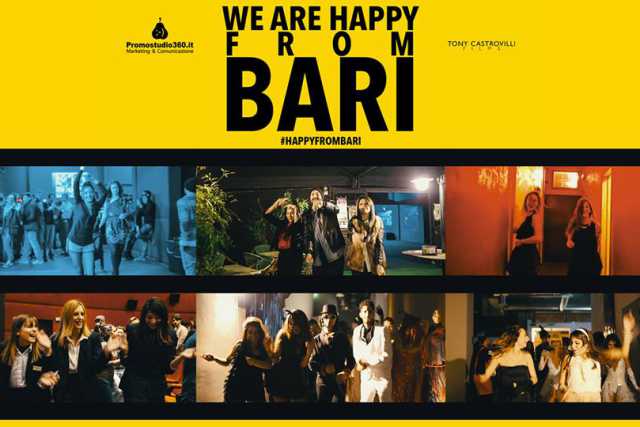 Anche Bari � ''Happy'', in migliaia ballano al ritmo della canzone: video