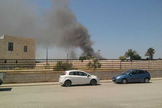 Molfetta, a fuoco il ristorante "L'aragosta": foto