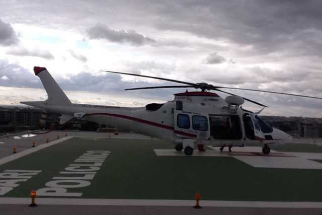Policlinico di Bari, inaugurata la prima pista per l'elisoccorso
