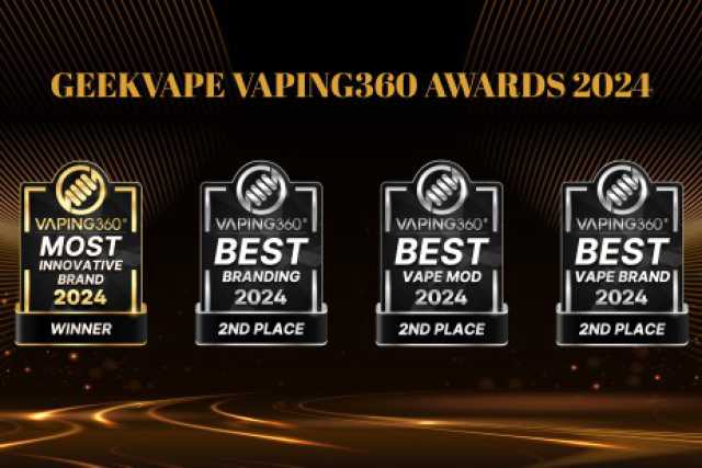 Geekvape vince alla grande agli Annual Awards 2024 di Vaping360