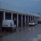 Il mercato del pesce al tramonto