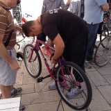 Targatura di una bici
