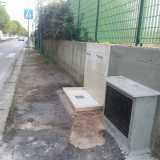 Via Michele Mitolo con la nuova fontana