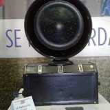 Radio "PHILIPS", mod. 2514, del 1928. Con scala parlante numerica. Caratteristico l'altoparlante a spillo notoriamente chiamato "piatto di barbiere"