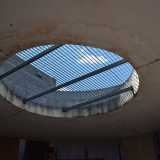 Il lucernario che sovraster� l'open space dell'area centrale della biblioteca
