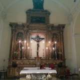 Foto 05b: Interno di Sant'Anna, l'altare in legno dorato