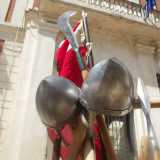 Gli elmi storici indossati negli eventi della Compagnia Stratos 