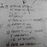 I bagni si prestano a dichiarazioni di natura politica