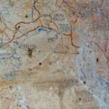 Cartine geografiche disegnate da profughi veneti e dalmati all'interno del capannone dormitorio dell' ex campo di prigionia e poi campo profughi di Altamura