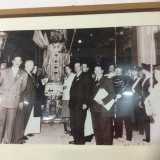 La statua di San Nicola portata in processione in via Bengasi negli anni 50