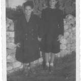 1951: il profugo istriano Dionisio Simone con la sorella a Polignano, l� dove si era rifugiato