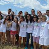 Un gruppo di gemelli durante il Raduno Nazionale dei Gemelli nel 2013 a Recanati