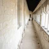 Il camminamento dell'esaforato destro, visibile dal cortile interno della Basilica