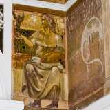 Sulla parte opposta invece ecco l�immagine di una donna: un�artista, che regge con una mano una tavolozza di colori e con l�altra la statuetta di Nike, la personificazione della Vittoria. � accompagnata dalla scritta ars vera lex (�l�arte � la vera legge�)