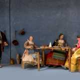 In un�apposita teca in vetro sono presenti statuette di bellissimi pastori vestiti di abiti di seta, lana e canapa, svariati animali e oggettini fatti di terracotta policroma