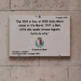 Nel giugno del 2018, nel quarantennale della morte di Moro, � stata apposta una targa in marmo all�Incis, il luogo in cui il grande statista ha dimorato dal 1934 al 1939 assieme alla famiglia
