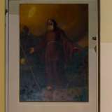...un ritratto di San Francesco da Paola orante dall'altra