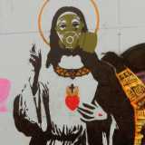 Uno stencil di Ego a Bari, del 2010, nel quartiere San Paolo