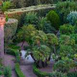 Varchiamo quindi la soglia, per accedere al grande giardino "all'italiana", che pullula di siepi, piante e alberi secolari...