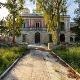 Il giardino � dominato da un lungo viale alberato che dall�ingresso porta alla struttura principale, ovvero l�elegante villa a due piani di fine 800