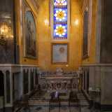 Nell�ultima � invece esposto il frammento di un affresco raffigurante il volto di Cristo: datato fine XIV secolo, � l�unica testimonianza delle decorazioni che un tempo arricchivano l�intera cattedrale