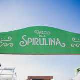 Appena arrivati ci troviamo davanti a una grande insegna che ci indica di essere giunti nel �Parco della spirulina�