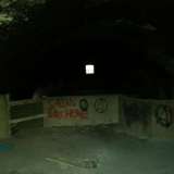 Convento di via delle Murge: scritta "Satan was here"