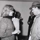 In quarant�anni di attivit� i miei due hanno portato in citt� i pi� grandi artisti dell�epoca: Alighiero Boetti, Sol Lewitt, Giulio Paolini, Jannis Kounellis, Joseph Beuys (in foto con Marilena)