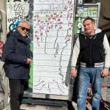 �Sono passati da qui scrittori, giornalisti e artisti che hanno decorato le mie saracinesche...