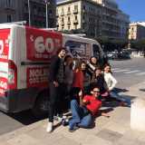 I ragazzi in Piazza Ferrarese