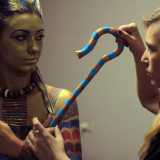 Body painting intitolato Tutankhamon, di Vanessa Fonzetti