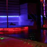 Palco per esibizioni lap dance illuminato