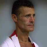 Primo piano di Filippo Mitola in Karate gi, in divisa da allenamento 