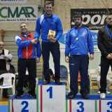 Il 22enne Fabio Parisi, atleta dell'Angiulli, qui immortalato al termine di una gara sul gradino pi� alto del podio