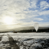 Il secondo, effettuato tramite un apposito pallone aerostatico, and� a buon fine dopo un conto alla rovescia durato quattro ore
