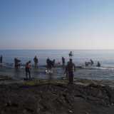 Alcuni sub rientrano dall'immersione