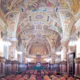 Gli affreschi e le decorazioni di Guido e Mario nell' Aula Magna dell' Ateneo

