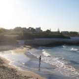Lo storico lido Calarena, unica spiaggia sabbiosa di Cozze