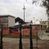 Lungomare De Tullio, lo scavo delle fondazioni del nuovo edificio