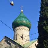 Chiesa russa e il cuo caratteristico cipollone