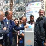 Inaugurazione delle colonnine di corso vittorio Emanuele (luglio 2013)