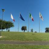 Le bandiere presenti all'interno del parco
