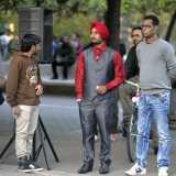 Indiano con il tipico turbante